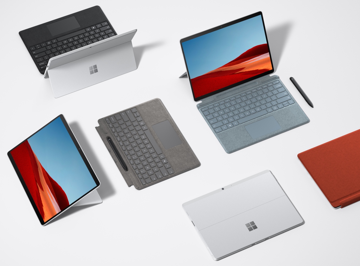 Microsoft Surface Pro X kolory