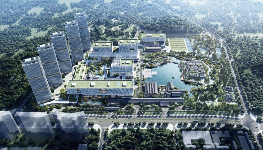 Wizualizacja nowego ośrodka R&D Vivo w Chang'an, Dongguan