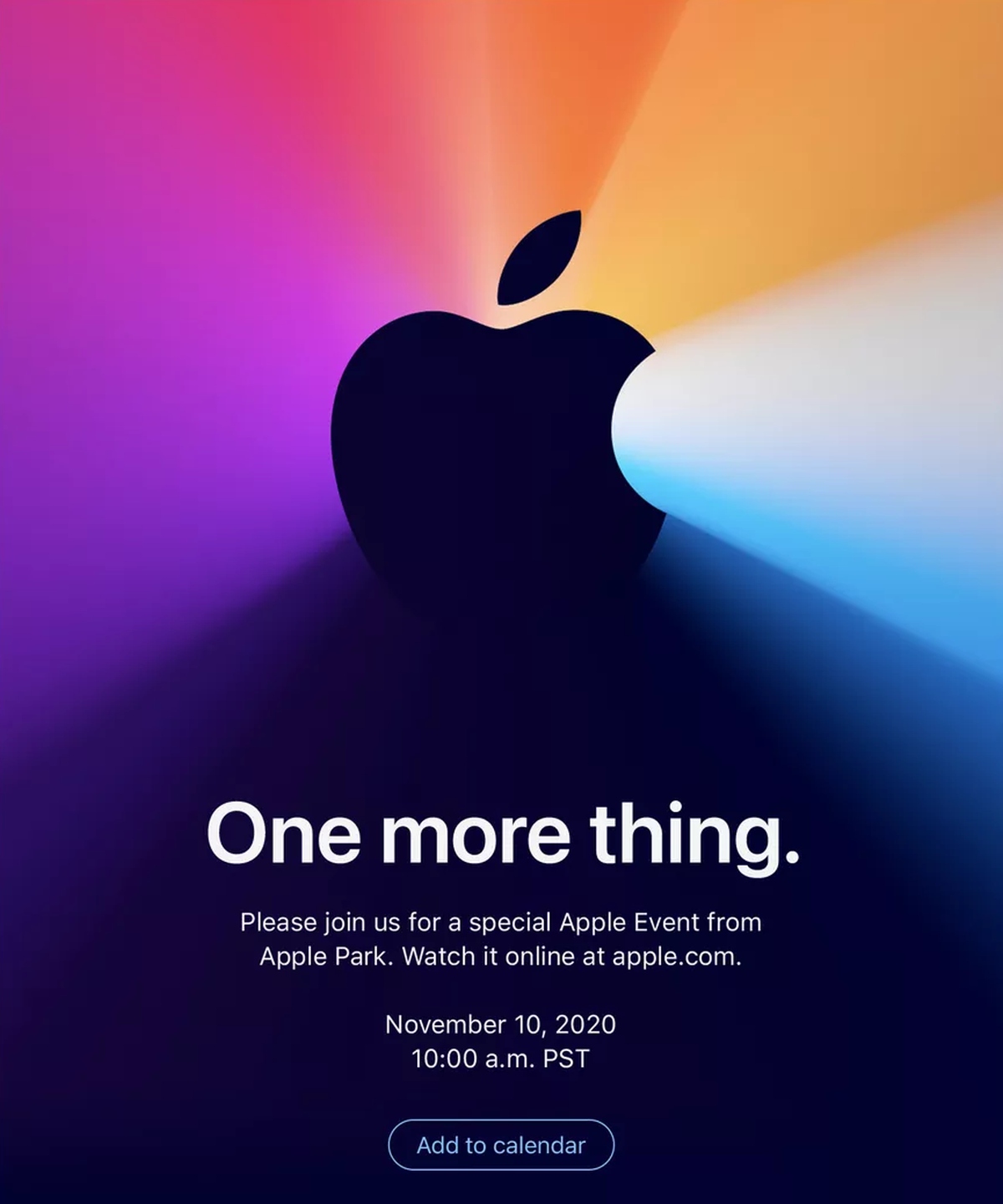 Apple One more thing baner