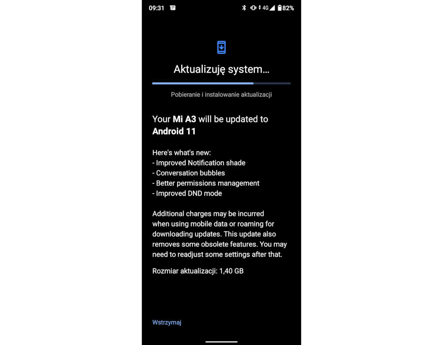Android 11 dla Xiaomi Mi A3? Jest aktualizacja i znów problemy