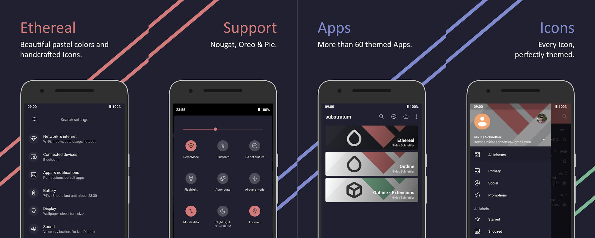 Ethereal for Substratum na Androidzie
