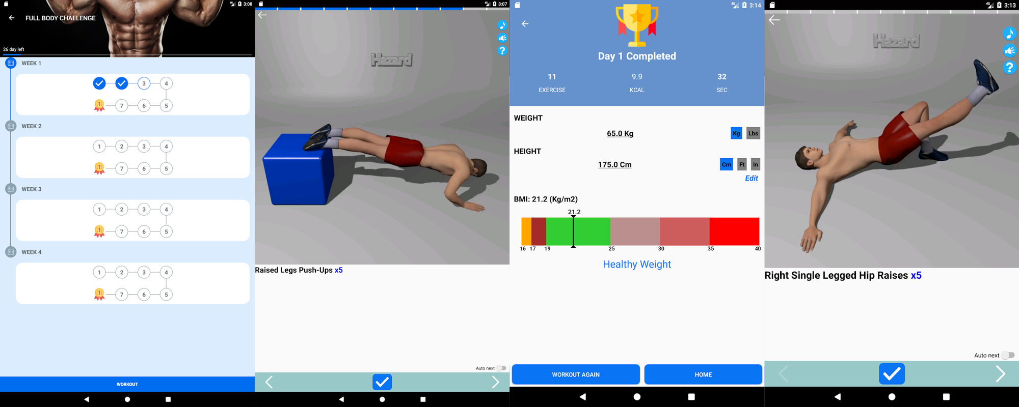 Home Workouts Gym PRO dla Androida – ćwiczenia w domu bez sprzętu