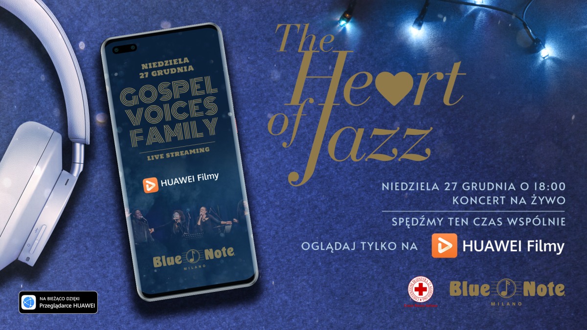 Huawei filmy świąteczny koncert The Heart of Jazz