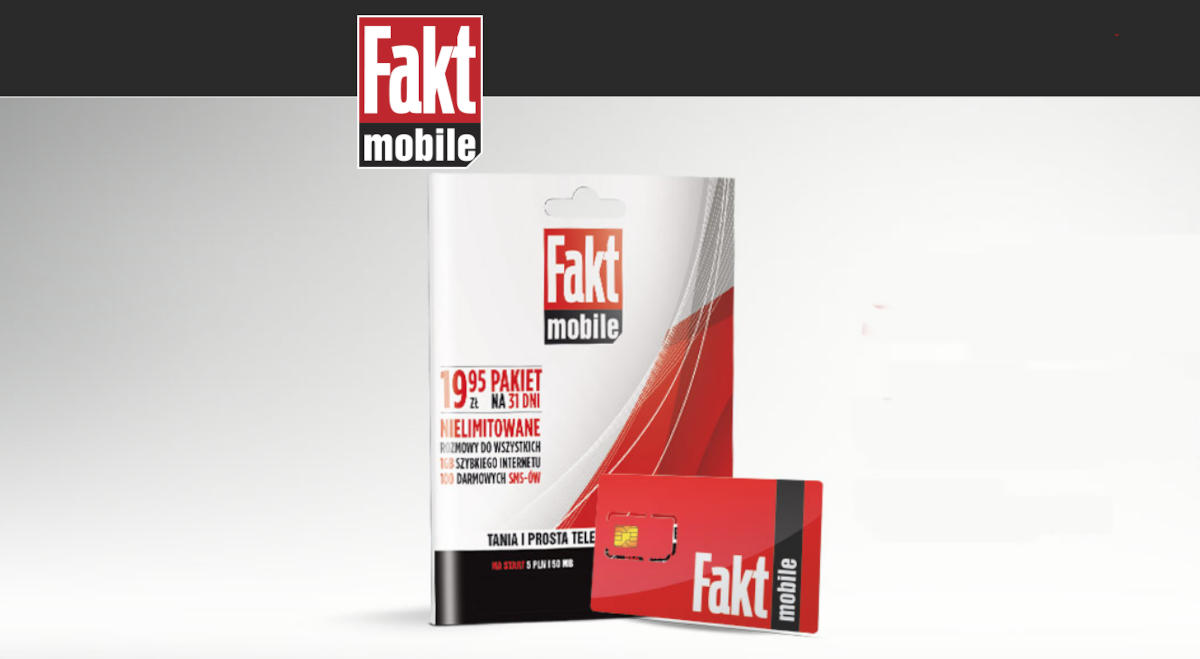 Fakt Mobile wprowadza nowe pakiety i rozmowy bez limitu po wydaniu 15 zł