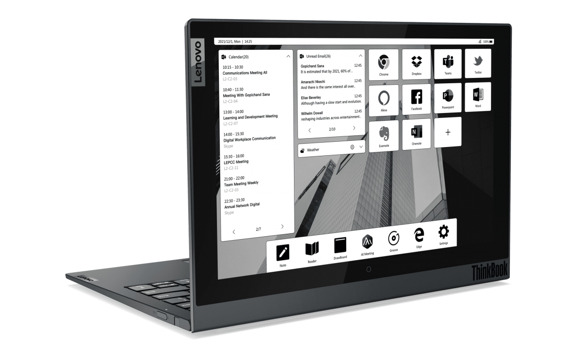 Lenovo CES 2021 laptopy ThinkBook