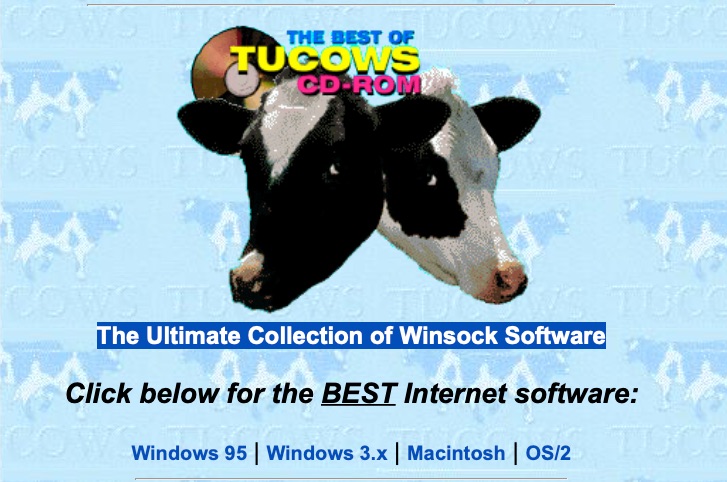 Ticows.com z roku 1997
