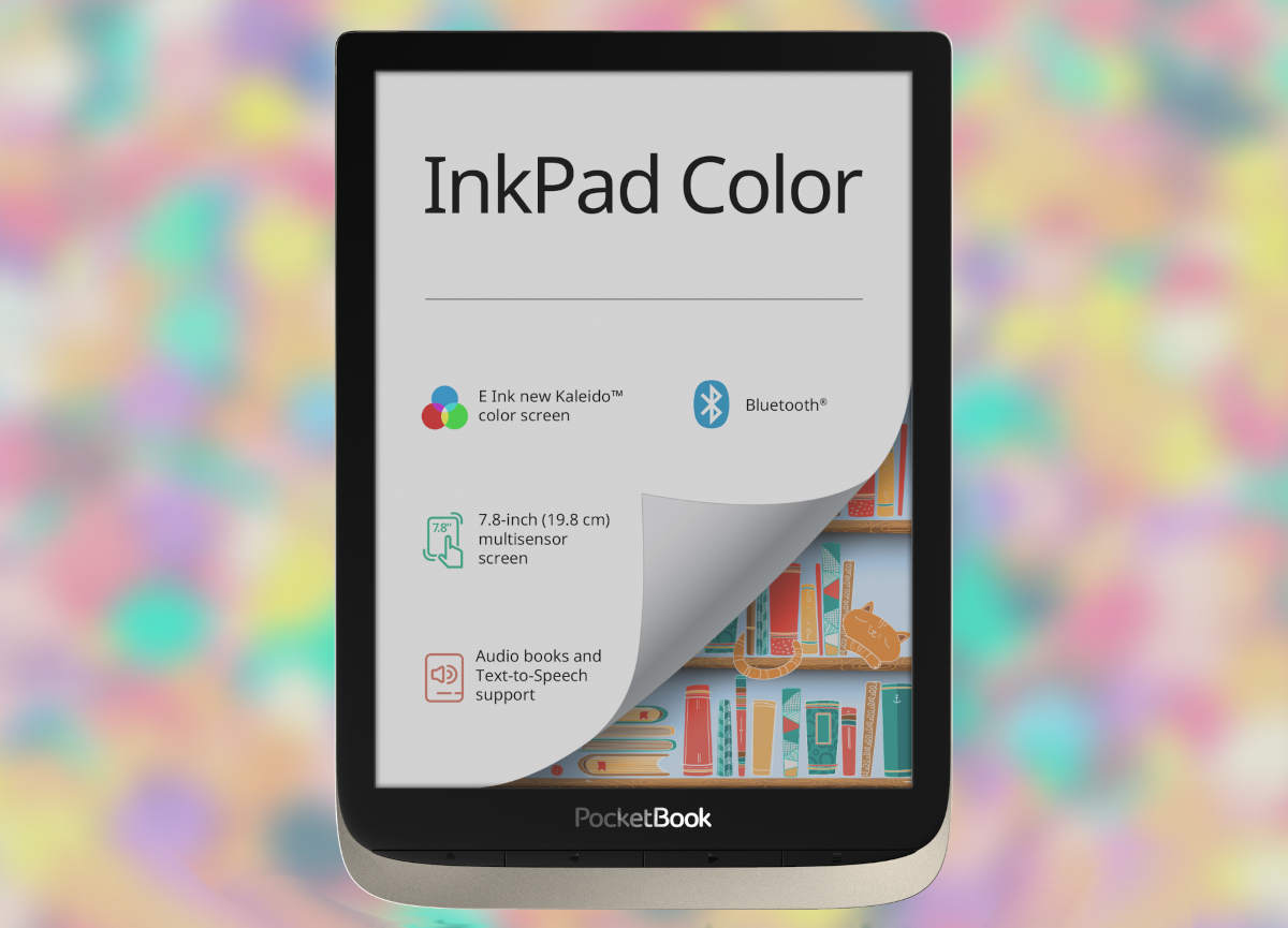 PocketBook InkPad Color w większym ekranem  7,8 cala zadebiutuje w lutym