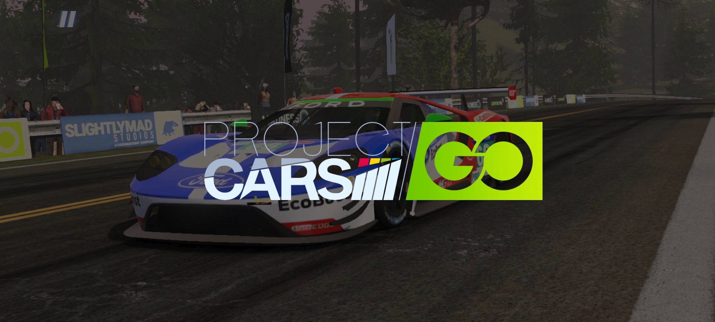 Ekran powitalny Project Cars GO