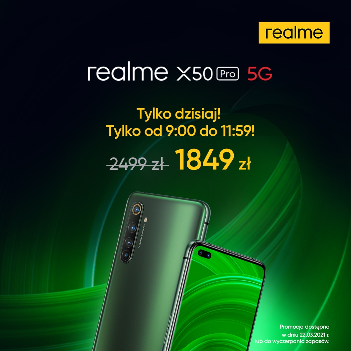 Realme X50 Pro 5G promocja baner