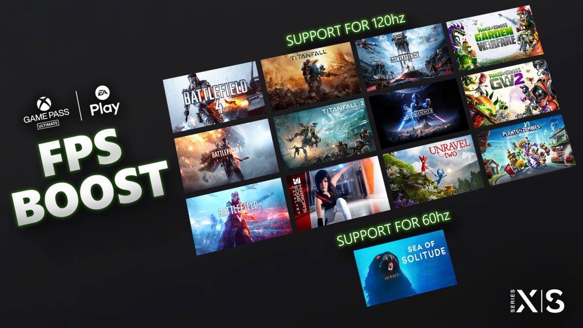 Gry Electronic Arts w 120 klatkach na sekundę na Xbox Series X/S