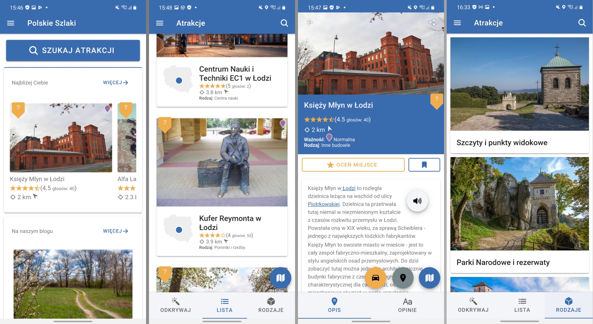 Polskie Szlaki – aplikacja turystyczna z Google Play