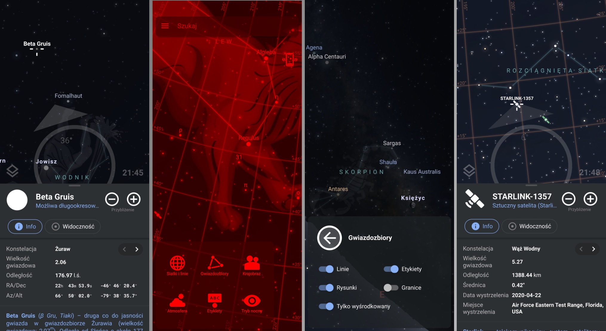 Stellarium – planetarium na Androida