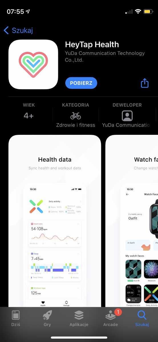 HeyTap Health w App Store
