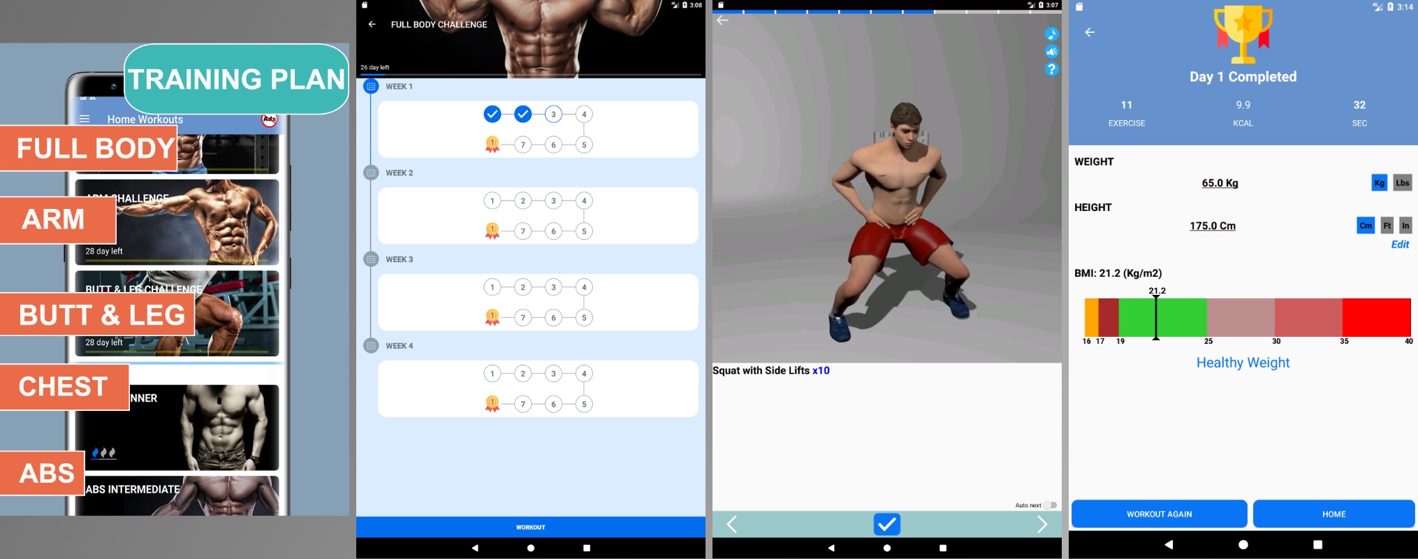 Home Workouts Gym Pro dla Androida