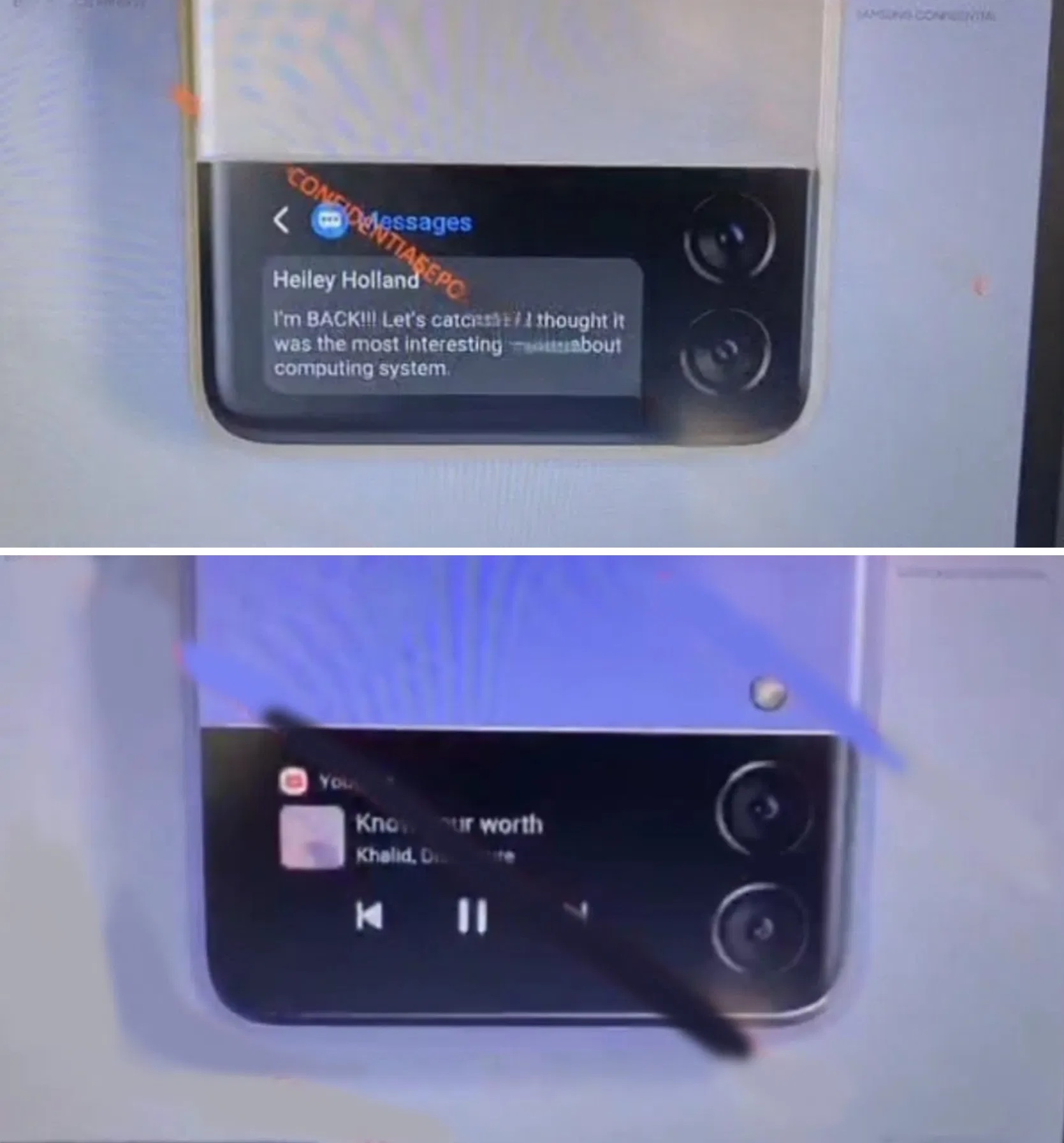Ekran zewnętrzny Galaxy Z Flip3