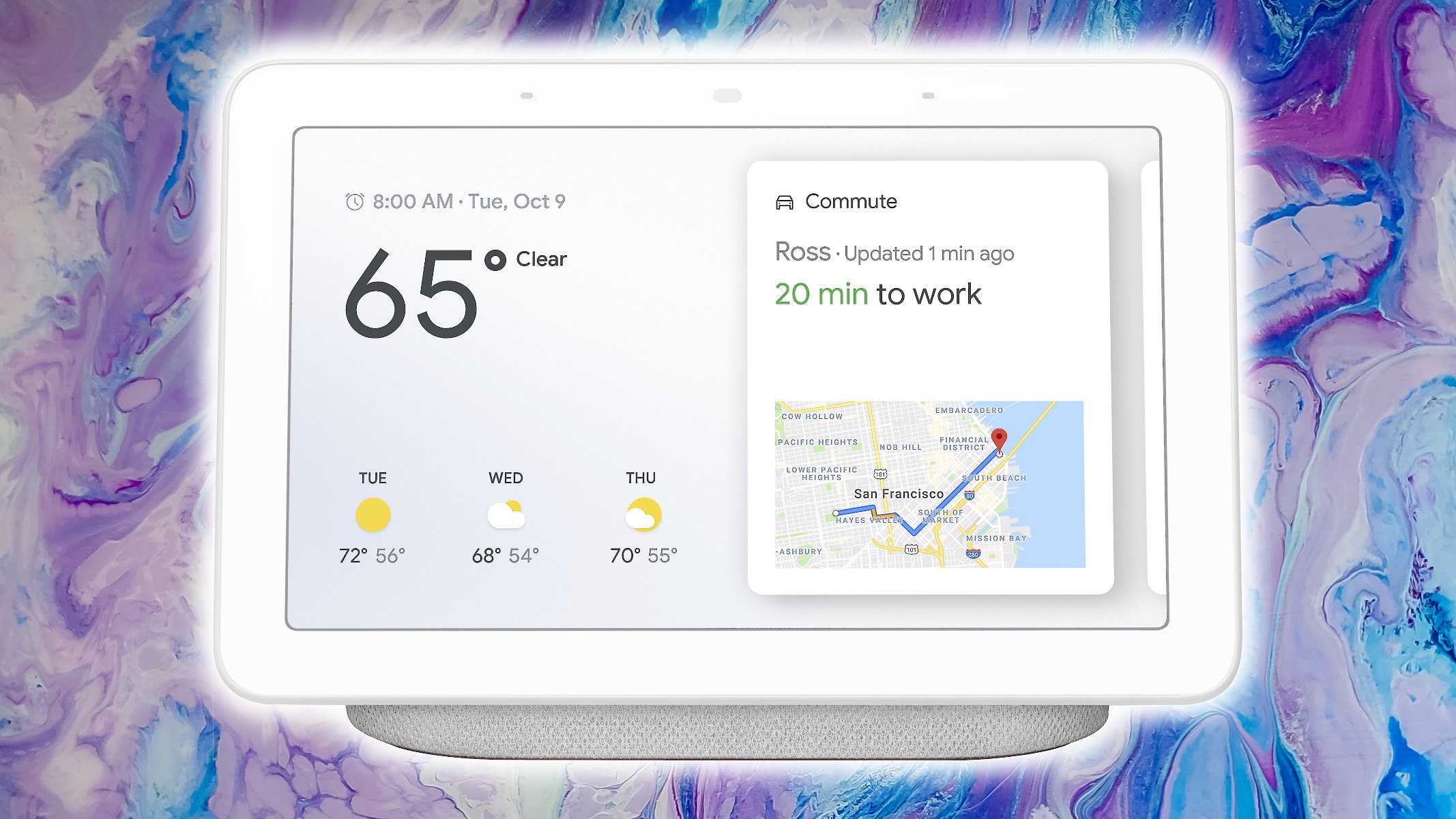 Google Nest pierwszej generacji dostał Google Fuchsia