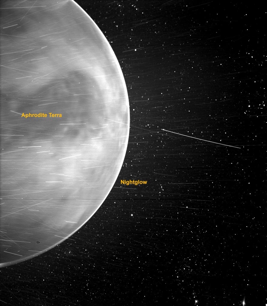 Zdjęcie Wenus zrobione przez NASA Parker