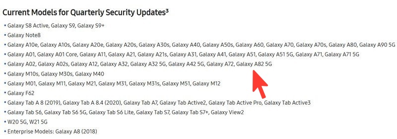 Samsung Galaxy A82 5G jest w drodze