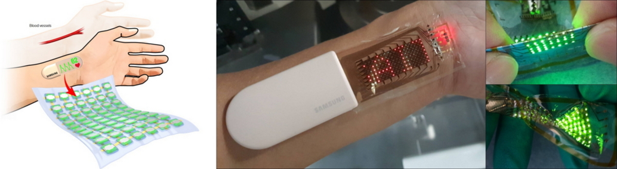 Samsung stworzył plaster z ekranem OLED