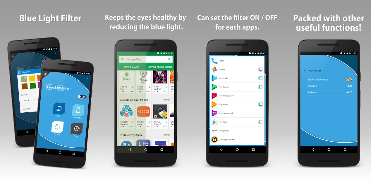 Blue Light Filter dla Androida