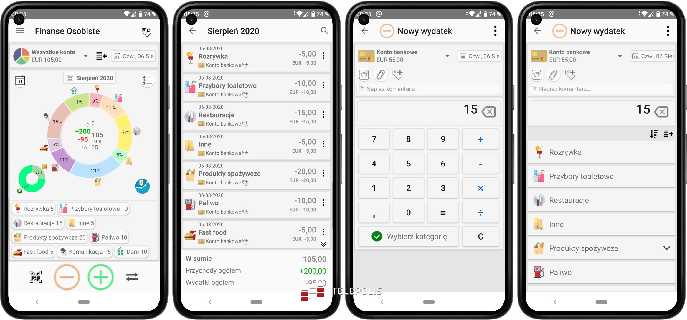 Money Manager Pro dla Androida