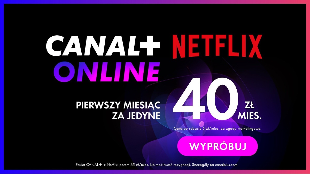 Canal+ online Netflix baner