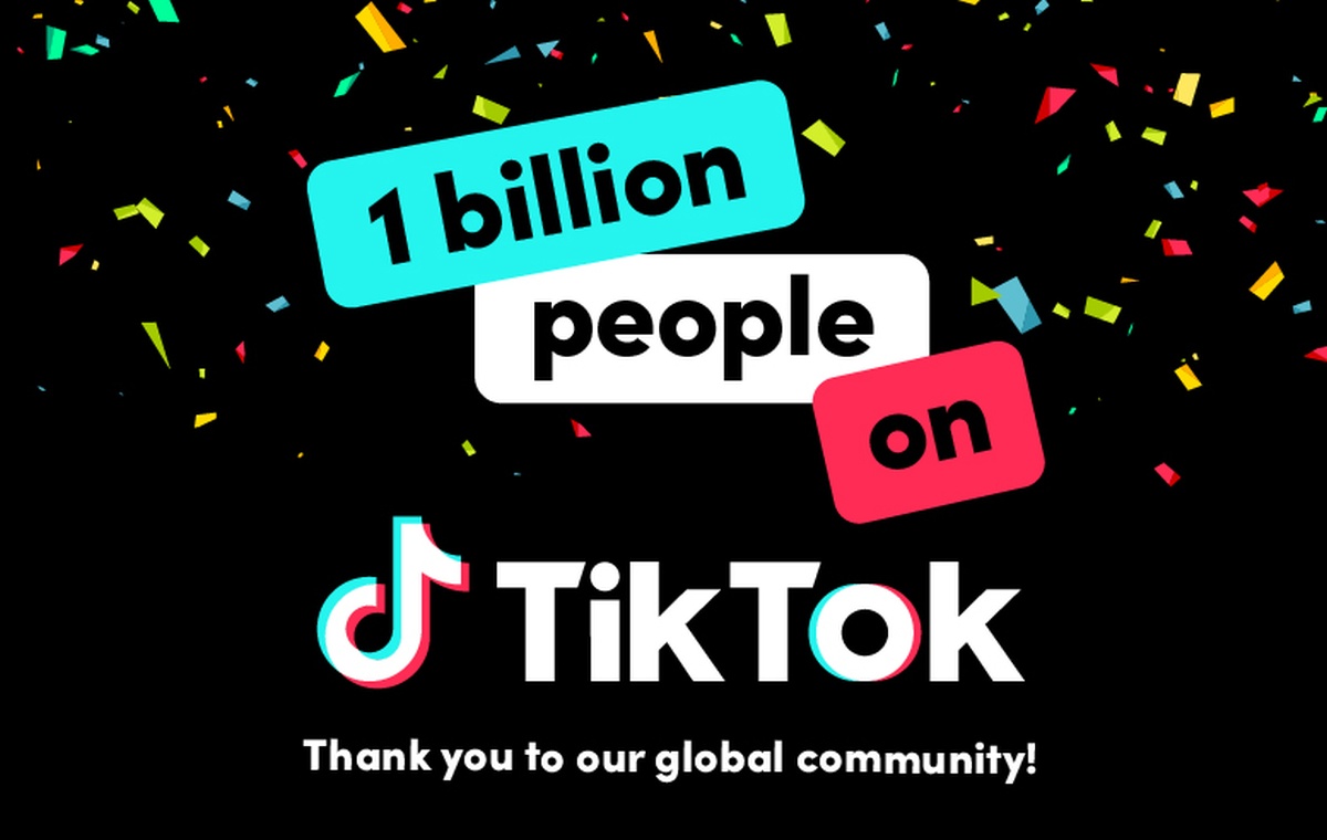 TikTok miliard użytkowników