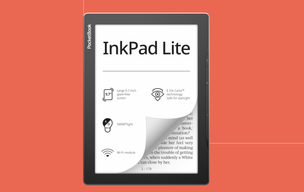 PocketBook InkPad Lite z ekranem 9,7 cala wszedł do sprzedaży. Za ile?
