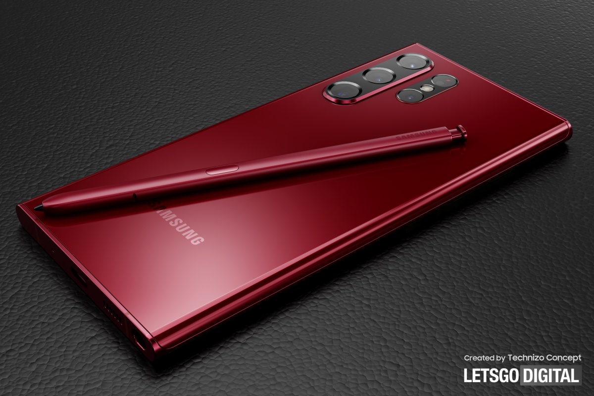 Samsung Galaxy S22 Ultra czerwony2
