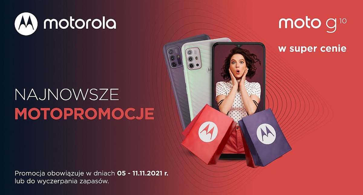 Motorola Moto G10 tanieje jesienią