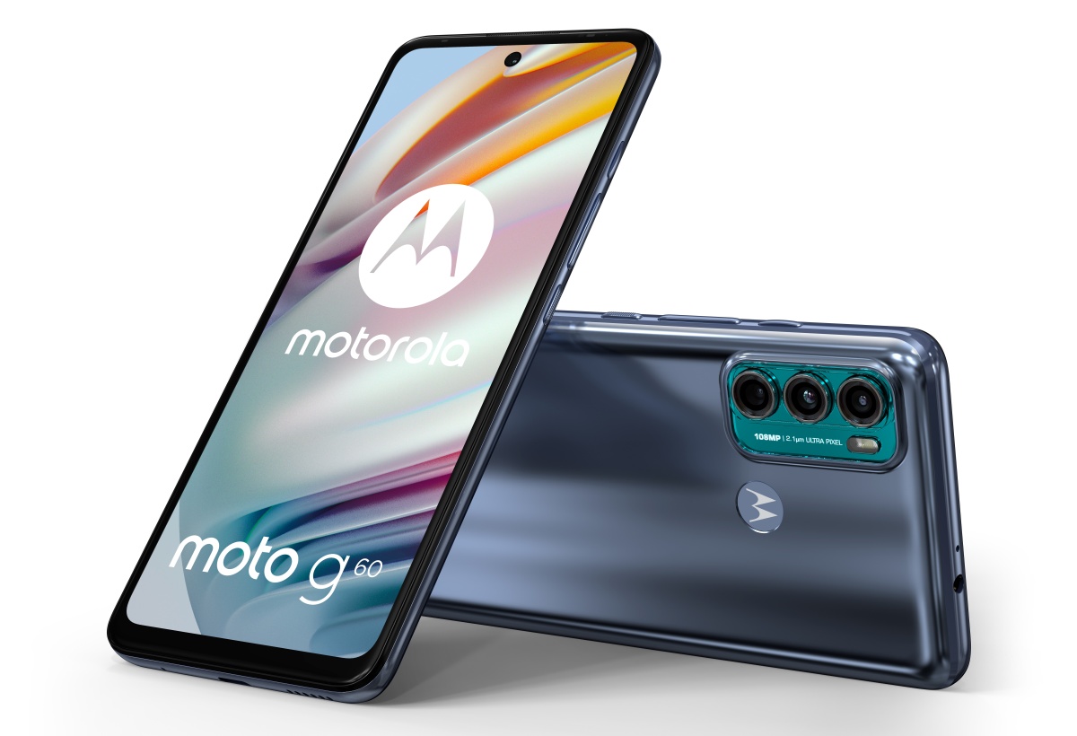 Motorola Moto G60 przód tył