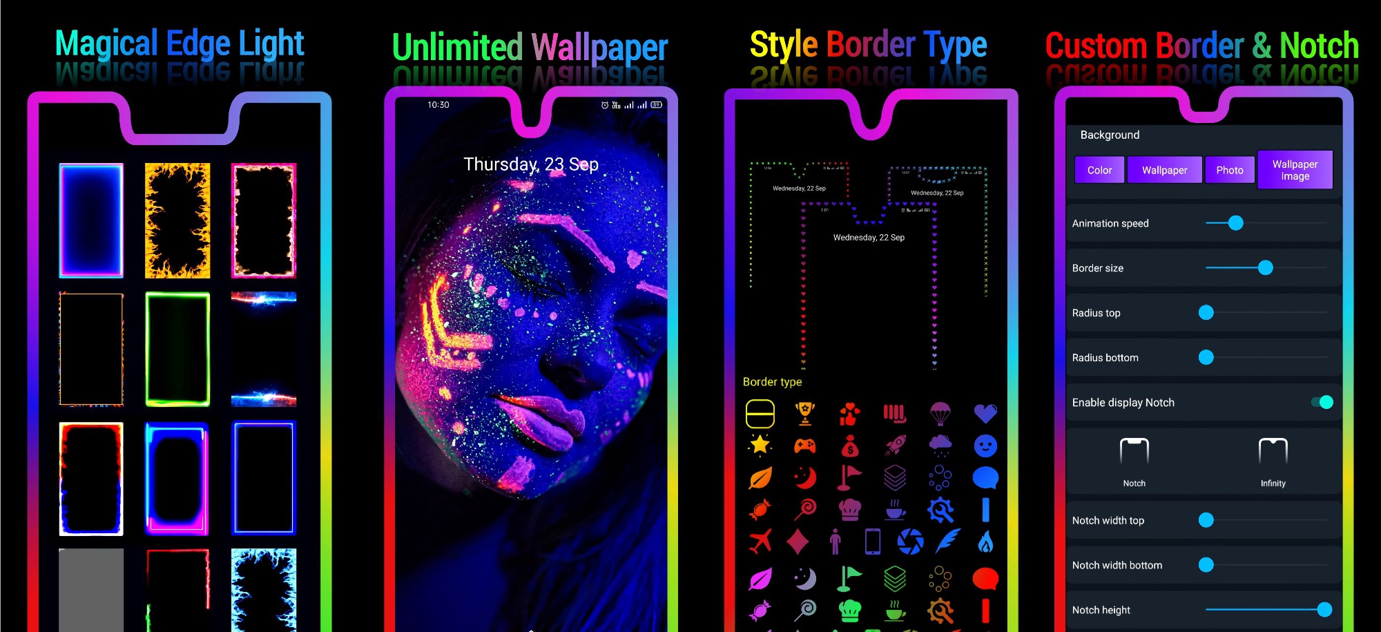 Edge Llighting Pro & Wallpaper dla Androida