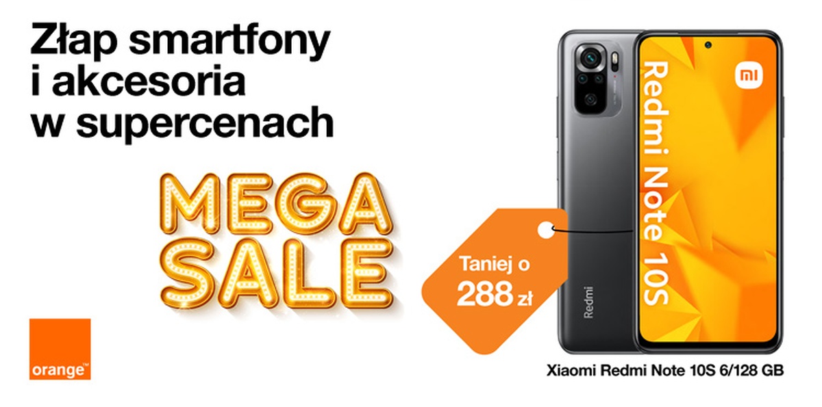 Orange Mega Sale Redmi Note 10S
