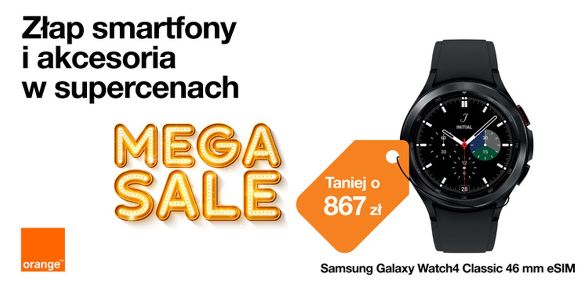 Orange Mega Sale Samsung Galaxy Watch4 Classic 46 mm eSIM