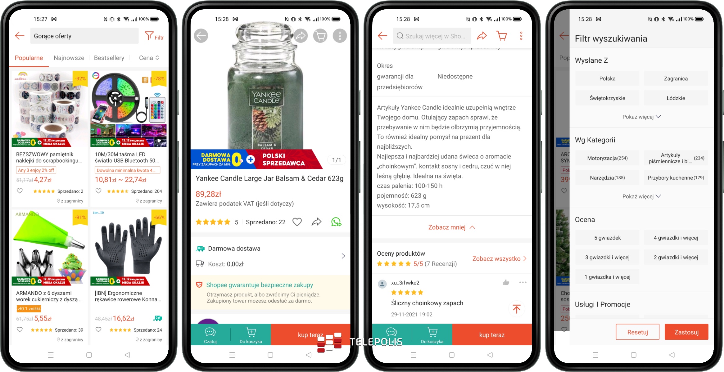 Shopee (jak AliExpress) dla Androida