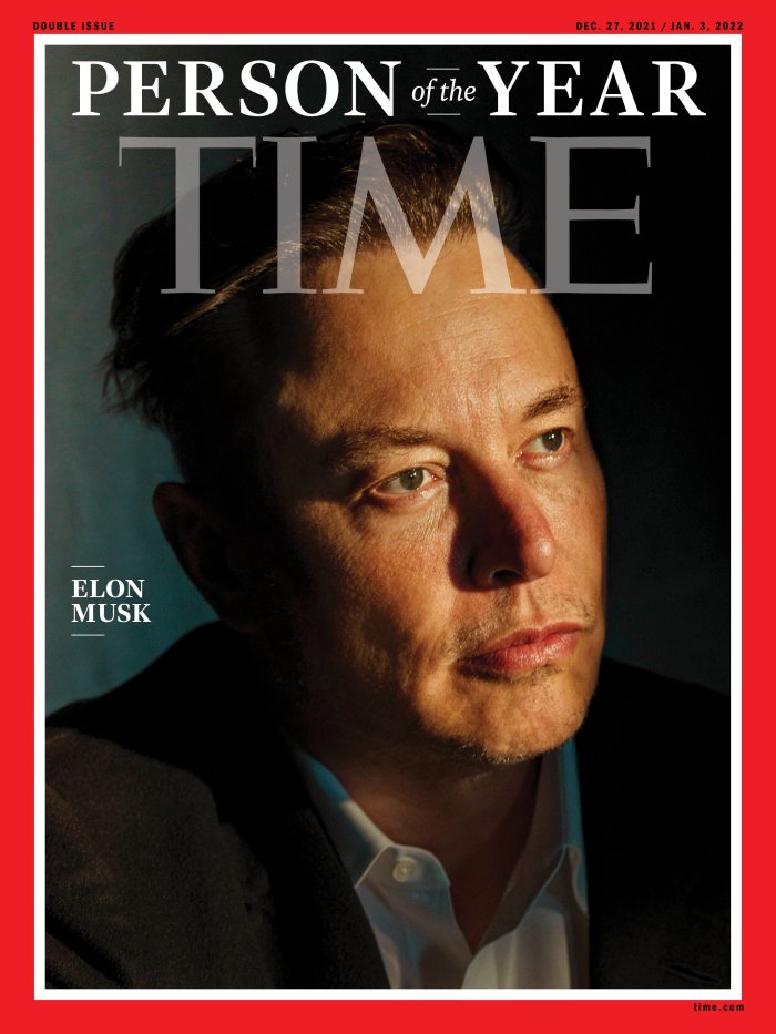 Elon Musk - człowiek roku 2021 według Time