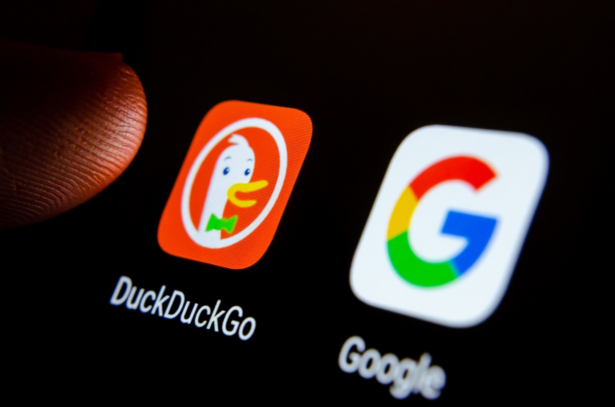 Google powoduje straty DuckDuckGo
