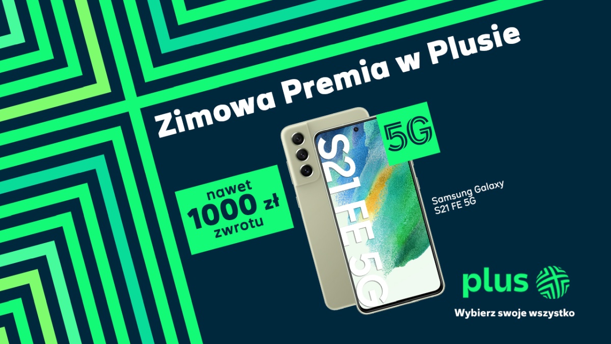 Plus Zimowa Premia Samsung Galaxy S21 FE 5G baner