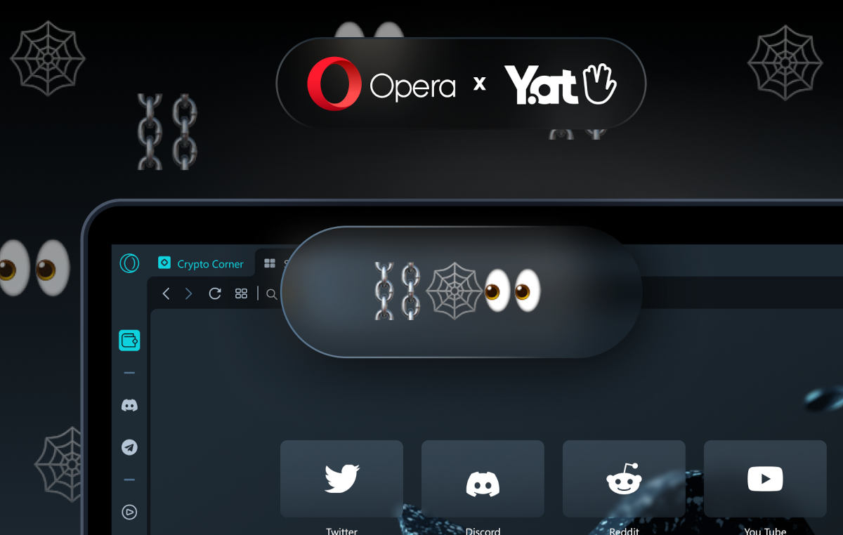 Opera wyrzuca adresy internetowe