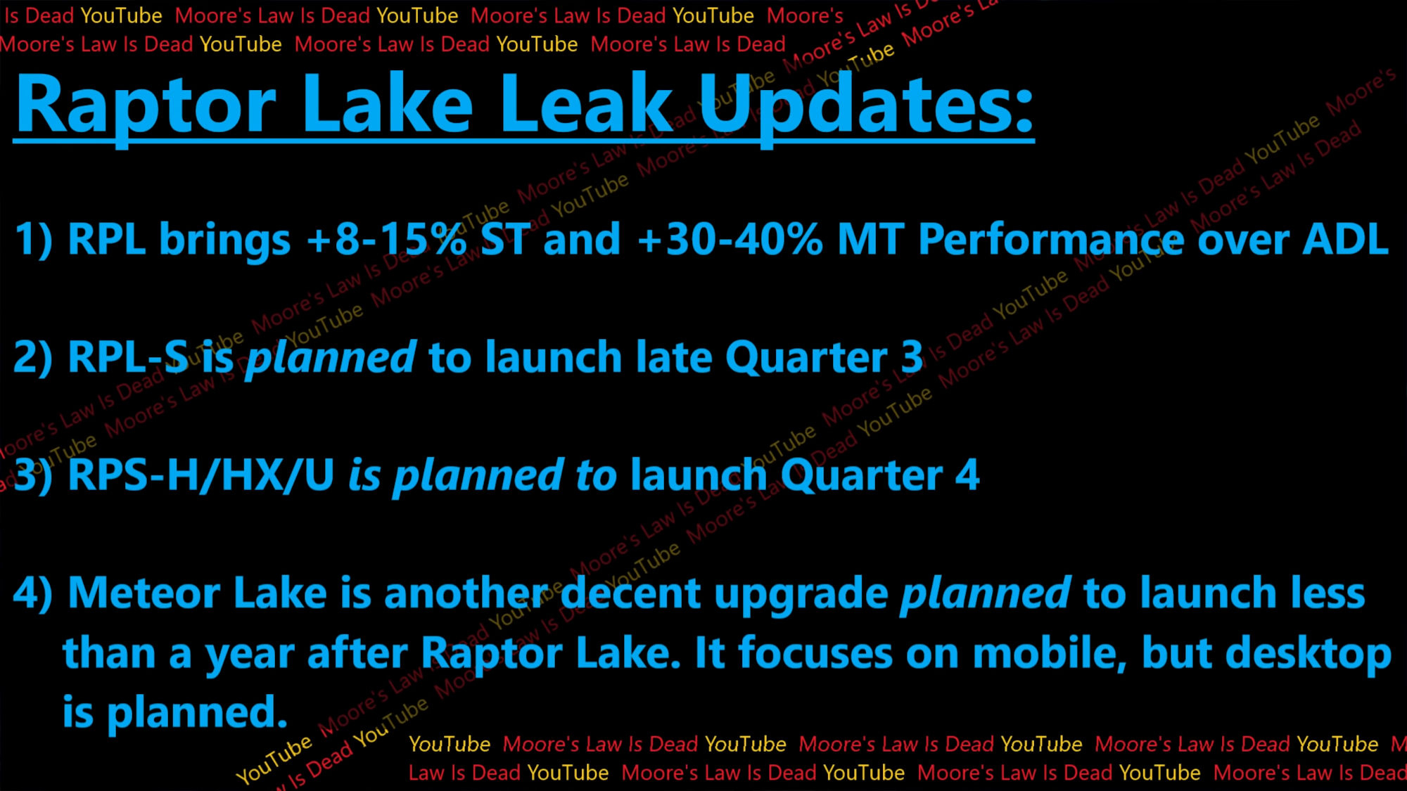 Procesoy Intel Raptor Lake-S zadebiutują jeszcze w tym roku