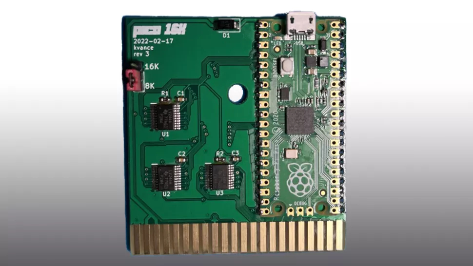 Raspberry Pi Pico romansuje z Commodore 64