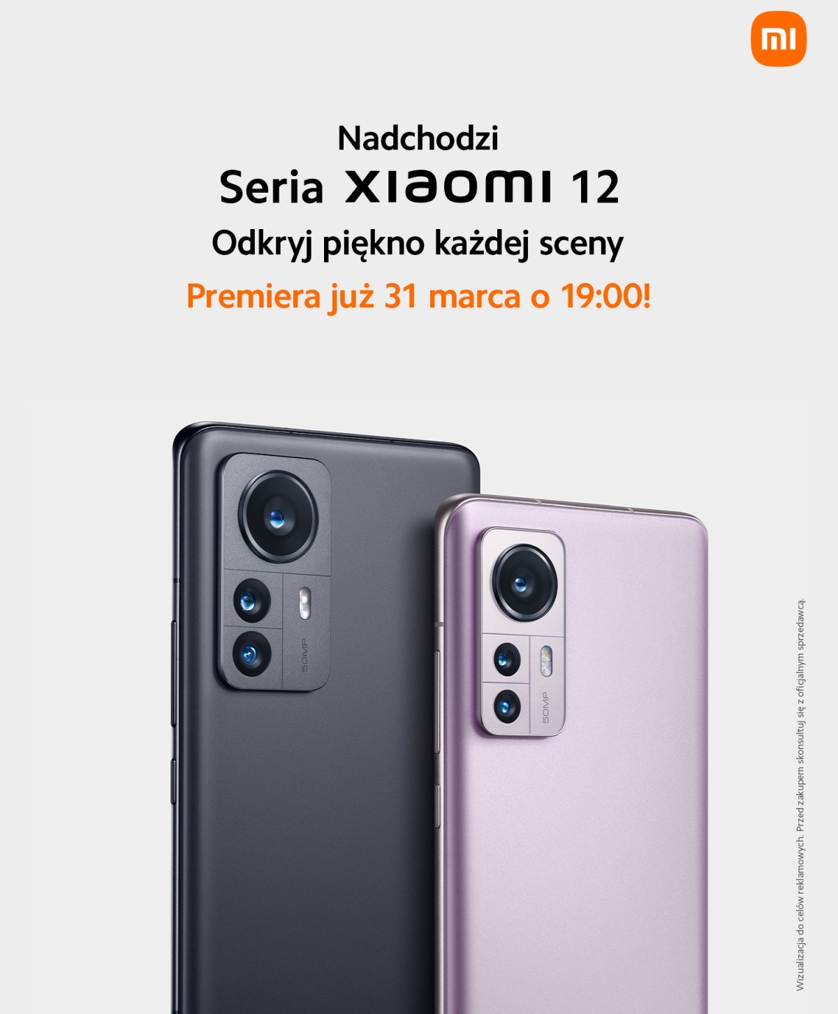 Xiaomi 12 w Polsce plakat