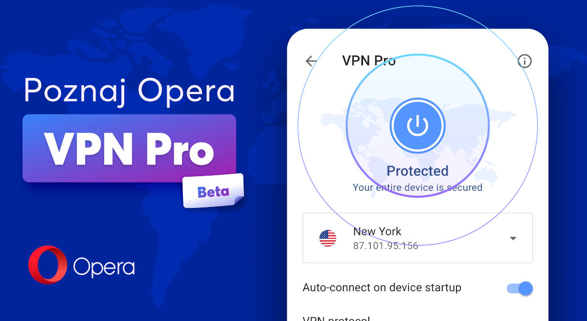 ra uruchamia usługę VPN Pro