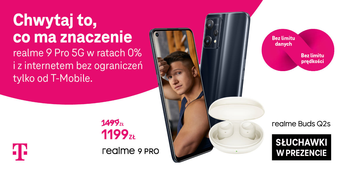 Realme 9 Pro 5G ze zniżką 300 zł 