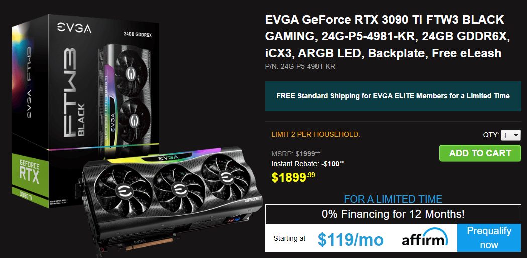 Karty graficzne NVIDIA GeForce sprzedawane są poniżej sugerowanych cen
