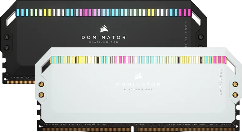 Corasir zaoferuje wysoko taktowane pamięci DDR5 z RGB LED