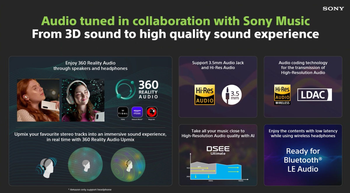 sony Xperia 5 IV audio