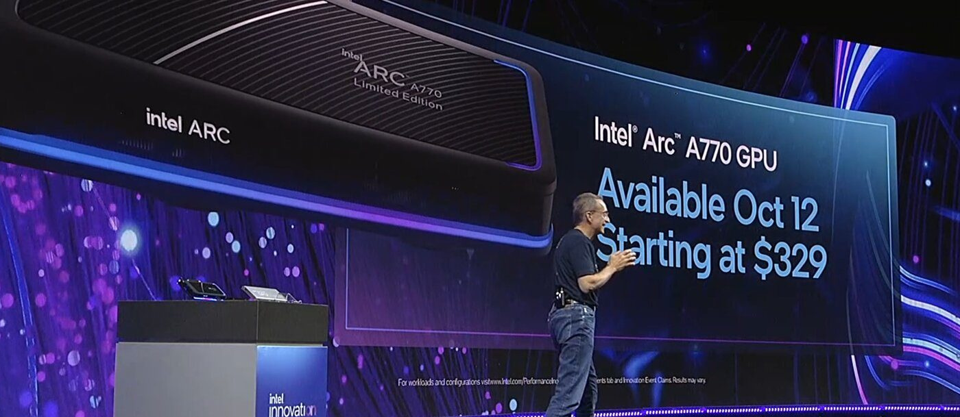 Intel zdradza cene i datę premiery karty graficznej Arc A770