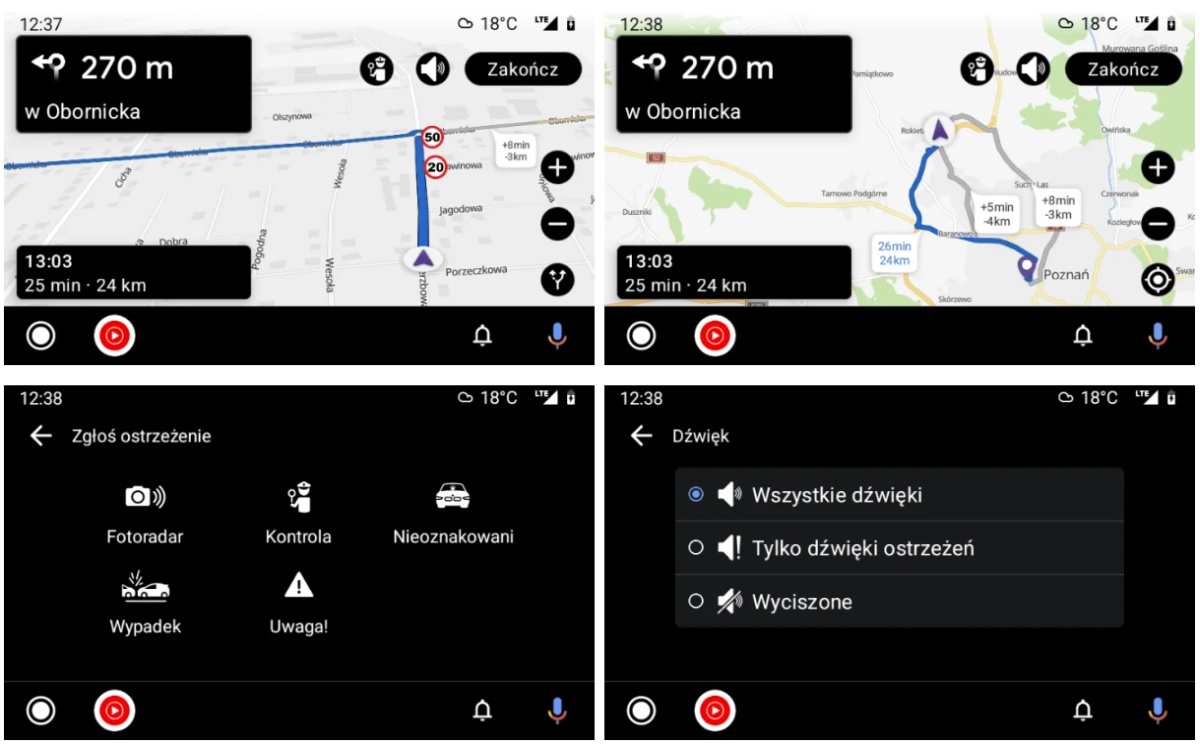 Nawigacja Play Android Auto