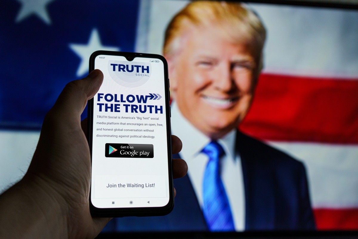 Trump udostępnia Truth Social użytkownikom Androida